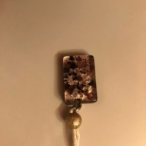 Handmade glass blown pendant